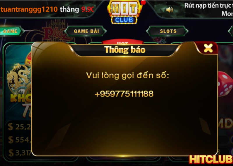 Những lưu ý khi liên hệ Hitclub