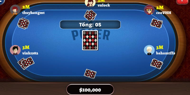 Tìm hiểu về luật chơi, cách chơi game bài Poker Hitclub